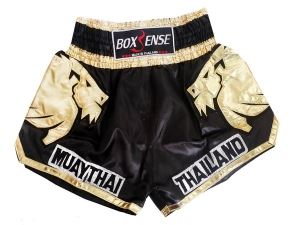 Boxsense Lion Muay Thai Shorts : BXS-303-Gold Boxsense Lion Muay Thai Shorts : BXS-303-Gold