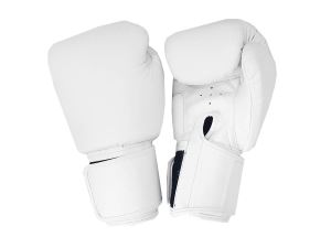 Kanong Muay Thai Kick Boxing Gloves : White Kanong Muay Thai Kick Boxing Gloves : White